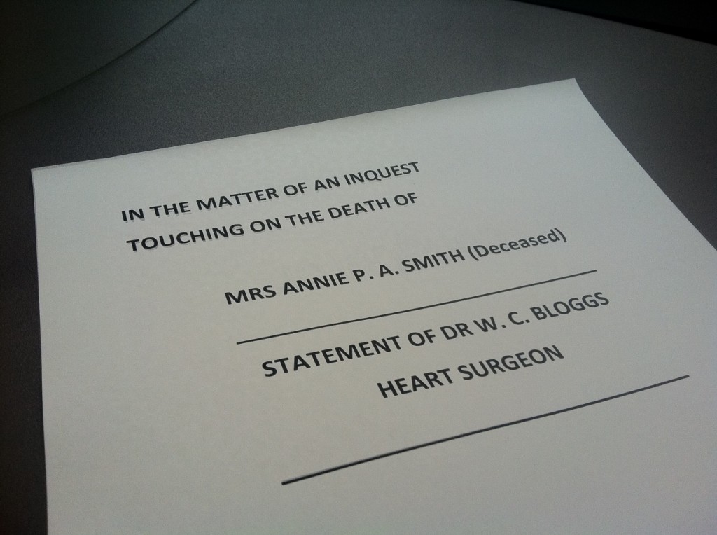 Inquest Law - Coroner - Legal Representation